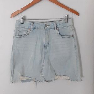 Wild Fable Handpainted Jean Skirt 4